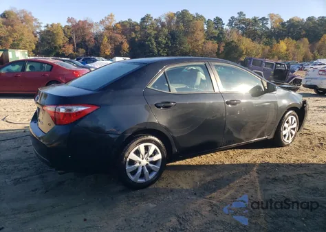 2015 Toyota Corolla L z USA, uszkodzony, nr VIN 2T1BURHE5FC235185
